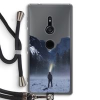 Wanderlust: Sony Xperia XZ2 Transparant Hoesje met koord