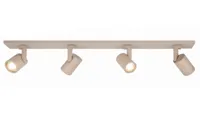 Highlight Spot HALO 4 lichts balk L 91 cm beige