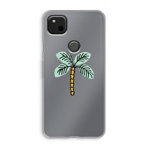 Palmboom: Google Pixel 4a Transparant Hoesje