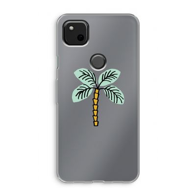 Palmboom: Google Pixel 4a Transparant Hoesje