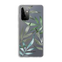 Tropical watercolor leaves: Samsung Galaxy A72 Transparant Hoesje