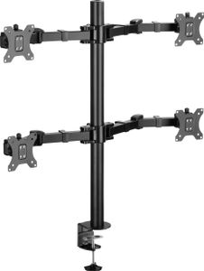 SpeaKa Professional SP-MM-540 Monitorbeugel 4-voudig 43,2 cm (17) - 81,3 cm (32) Zwart Kantelbaar en zwenkbaar, Draaibaar, In hoogte verstelbaar