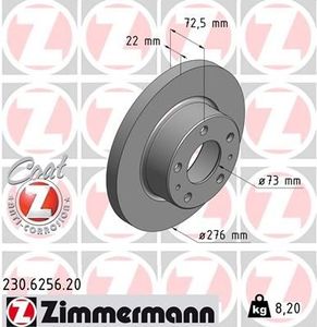 Remschijf Coat Z 230625620