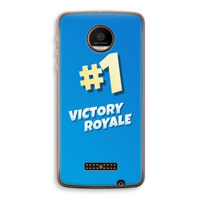 Victory Royale: Motorola Moto Z Force Transparant Hoesje