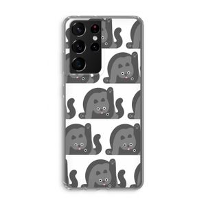 Cats: Samsung Galaxy S21 Ultra Transparant Hoesje
