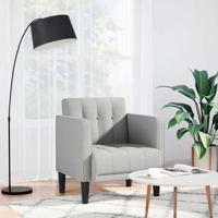 Fauteuil met armleuningen Wolkengrijs 53 cm Stof