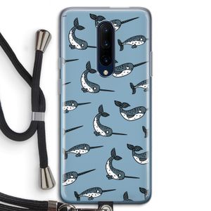 Narwhal: OnePlus 7 Pro Transparant Hoesje met koord