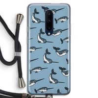 Narwhal: OnePlus 7 Pro Transparant Hoesje met koord