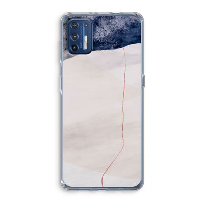 Stone White: Motorola Moto G9 Plus Transparant Hoesje