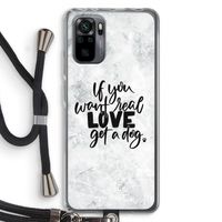 Partner in crime: Xiaomi Redmi Note 10 Pro Transparant Hoesje met koord