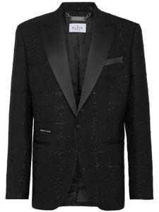 Philipp Plein Duke glittered blazer - Noir