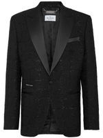 Philipp Plein Duke glittered blazer - Noir - thumbnail