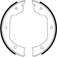 Remschoenset, parkeerrem ATE, u.a. für BMW, VW