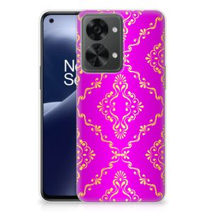 Siliconen Hoesje OnePlus Nord 2T Barok Roze