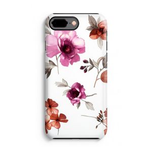 Geschilderde bloemen: iPhone 7 Plus Tough Case