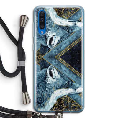 Golden Fox: Samsung Galaxy A50 Transparant Hoesje met koord