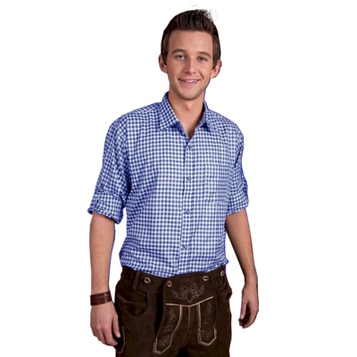 Trachtenhemd Blauw