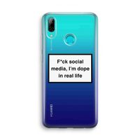 I'm dope: Huawei P Smart (2019) Transparant Hoesje