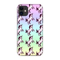 Musketon Unicorn: Volledig geprint iPhone 11 Hoesje