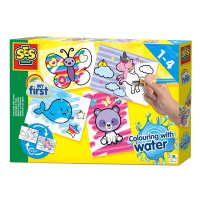 SES my first kleuren met water - fantasie dieren