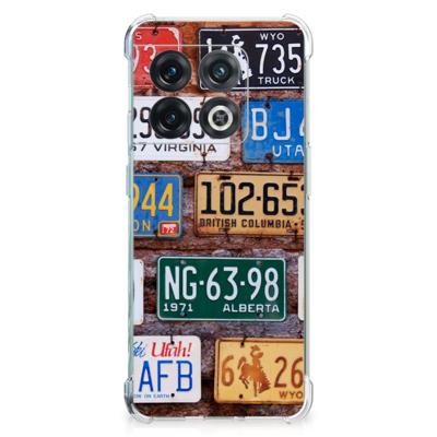 OnePlus 10 Pro Anti-shock Hoesje met foto Kentekenplaten OnePlus 10 Pro Anti-shock Hoesje met foto Kentekenplaten