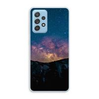 Travel to space: Samsung Galaxy A73 Transparant Hoesje