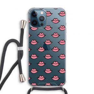 Lipjes: iPhone 12 Pro Transparant Hoesje met koord
