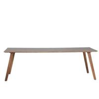 Giga Meubel - Eettafel Mangohout - Naturel - 200x90x76cm - Oslo