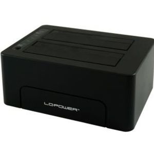 LC-Power LC-DOCK-C basisstation voor opslagstations USB 3.1 (3.1 Gen 2) Type-C Zwart