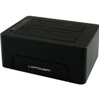 LC-Power LC-DOCK-C basisstation voor opslagstations USB 3.1 (3.1 Gen 2) Type-C Zwart