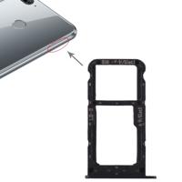 SIM-kaarthouder + SIM-kaarthouder / Micro SD-kaart voor Huawei Honor 9 Lite(Black)