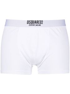 DSQUARED2 boxer à taille à logo - Blanc