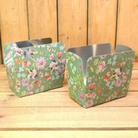 Bonbon doosjes - Chocolade doosje - Petit fleur groen - 12 stuks