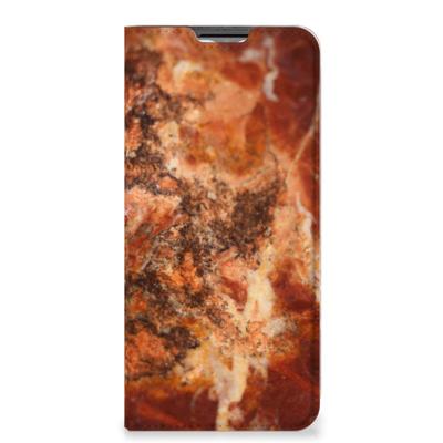 OPPO A54s | A16 | A16s | Standcase | Marmer Bruin OPPO A54s | A16 | A16s | Standcase | Marmer Bruin