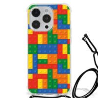 iPhone 14 Pro Doorzichtige Silicone Hoesje Blokken