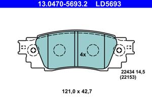 ATE Remblokset 13.0470-5693.2