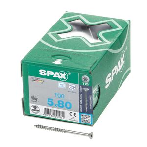 Spax pk t20 rvs dd 5,0x80(100)