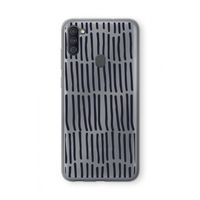 Moroccan stripes: Samsung Galaxy A11 Transparant Hoesje