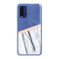 A touch of peach: Xiaomi Redmi 9T Transparant Hoesje