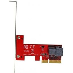 StarTech.com x4 PCI Express naar SFF-8643 adapter voor PCIe NVMe U.2 SSD