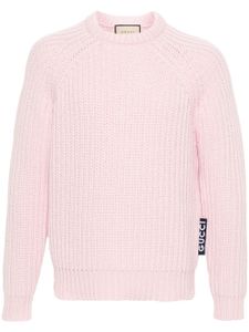 Gucci chunky-knit wool jumper - Rose