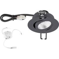 EVN PC20D91602 EVN Lichttechnik LED-inbouwlamp LED LED vast ingebouwd 8.4 W Antraciet