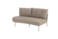 Comino organische 2-zits lounge bank eindmodule rechts latte - 4so Comino organische 2-zits lounge bank eindmodule rechts latte - 4so