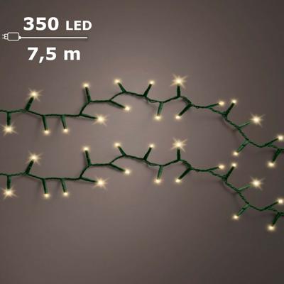 LED compact rice lights 350 lamps soft gold