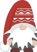 Servet silhtts swedish gnome 12st Duni - Duni