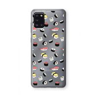 Sushi time: Samsung Galaxy A31 Transparant Hoesje