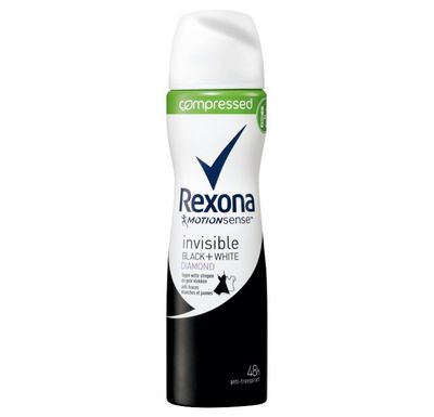 Rexona Deodorant spray compressed invisible diamond (75 ml)