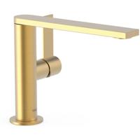 Wastafelkraan Tres Project | Opbouw | Draaibare uitloop | Mengkraan | Standaard model | 1-hendel | Rond | 24k Goud mat