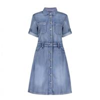 Geisha - Blauw | unisex | Jurk | Blauw | XL | regular | Kamst mode