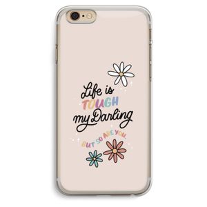Tough Life: iPhone 6 Plus / 6S Plus Transparant Hoesje